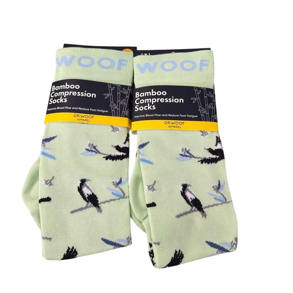 2x Dr. Woof Swooping Season Bamboo Compression Socks Size Small New with tags